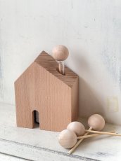 画像2: 生活の木　デスクアロマ・木のお家用木製スティック3本入 丸型 (2)
