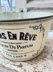 画像3: アンティークフルールローポットSW  φ22cm (3)